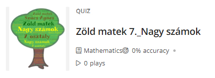 Zöld matek_Természetes számok_5. osztály